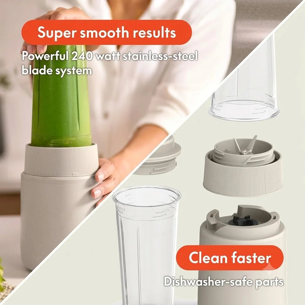Portable Rocket Smoothie Blender Set