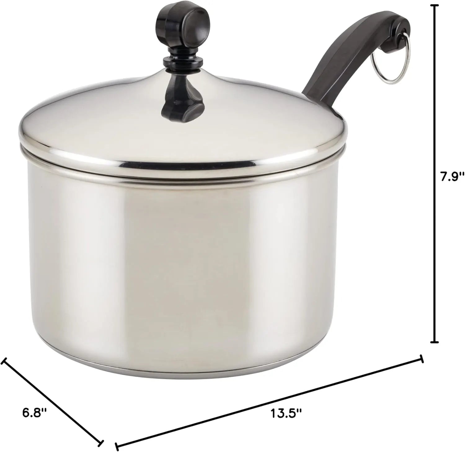 3 Qt Stainless Steel Saucepan