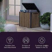 30 Gallon Outdoor Storage Deck Box