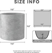 Weathered Cylinder Planter