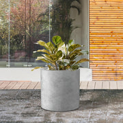 Weathered Cylinder Planter