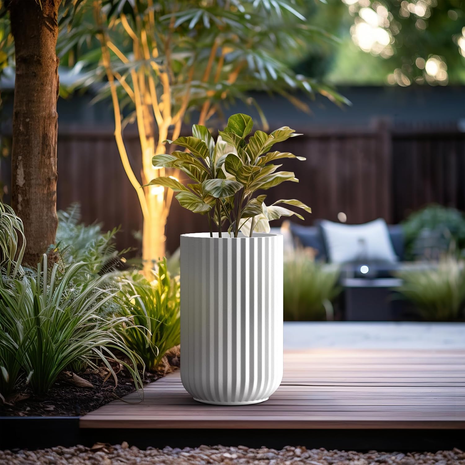 Weathered Garden Pot