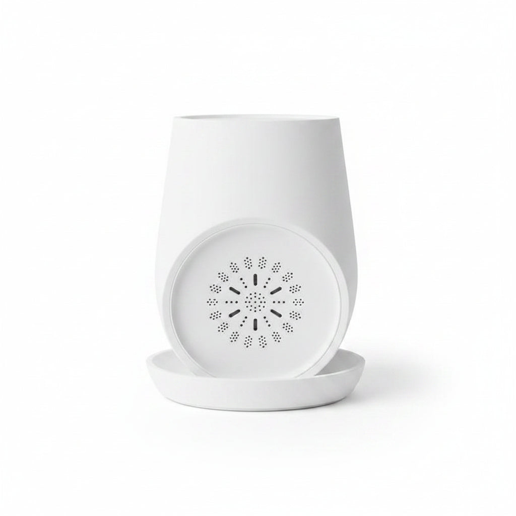 White Modern Planter