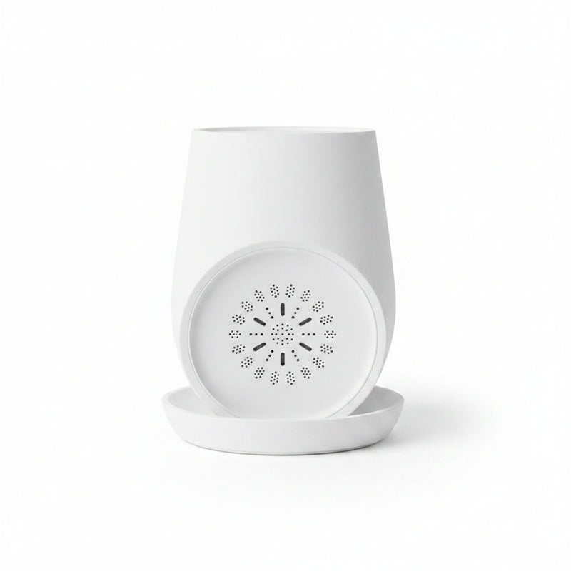 White Modern Planter