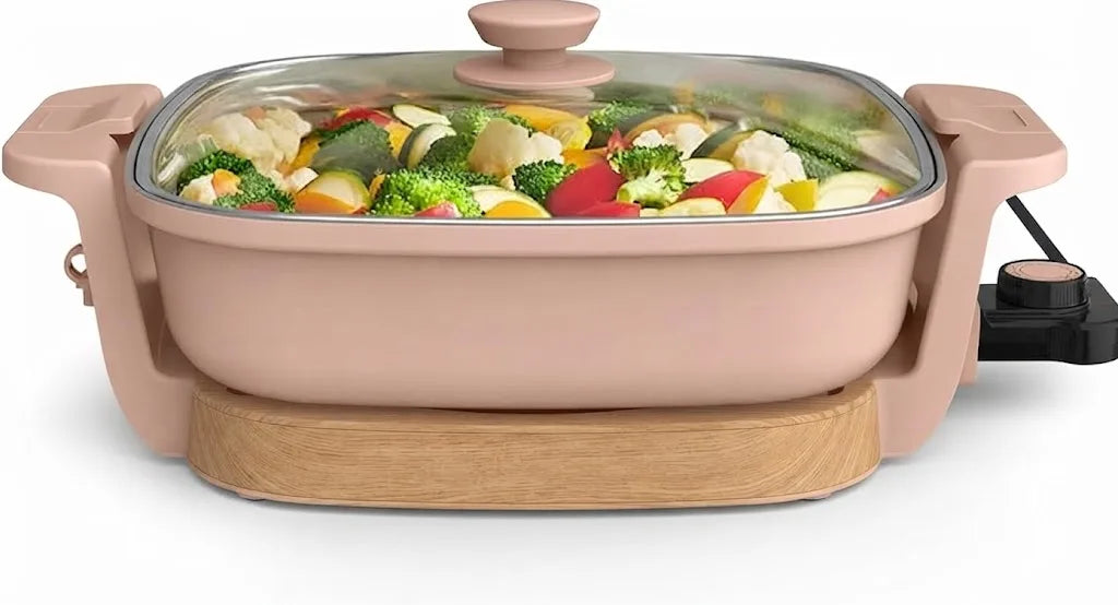 12-Inch Electric Ceramic Skillet Blossom