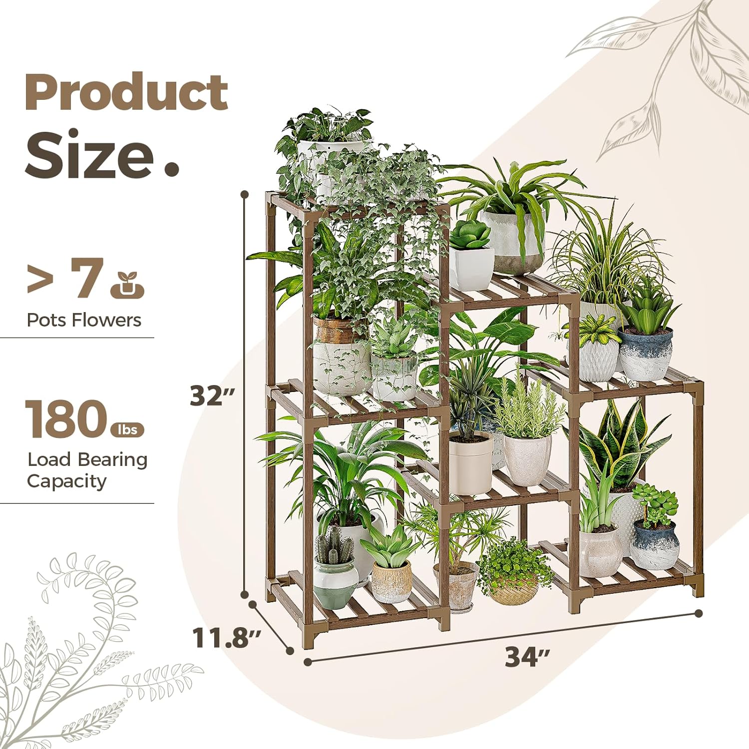Wooden Plant Stand