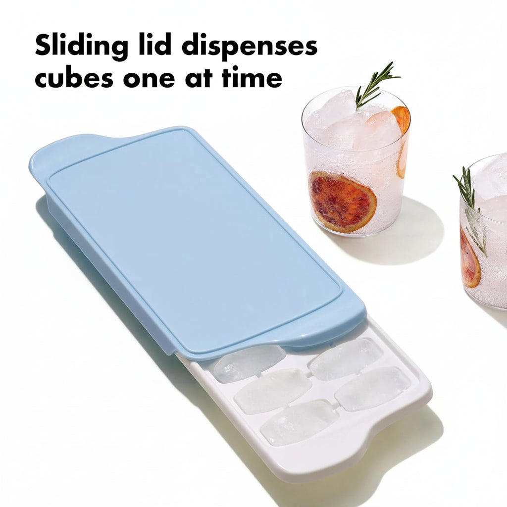 Covered Ice Cube Tray Set