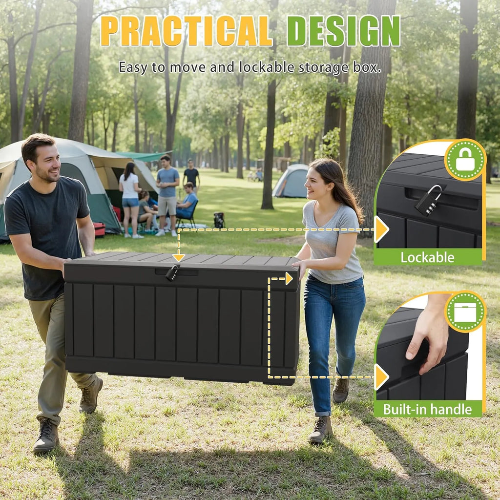 82 Gallon Outdoor Storage Deck Box