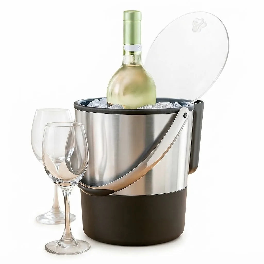 4-Quart Insulated Ice Bucket with Scoop