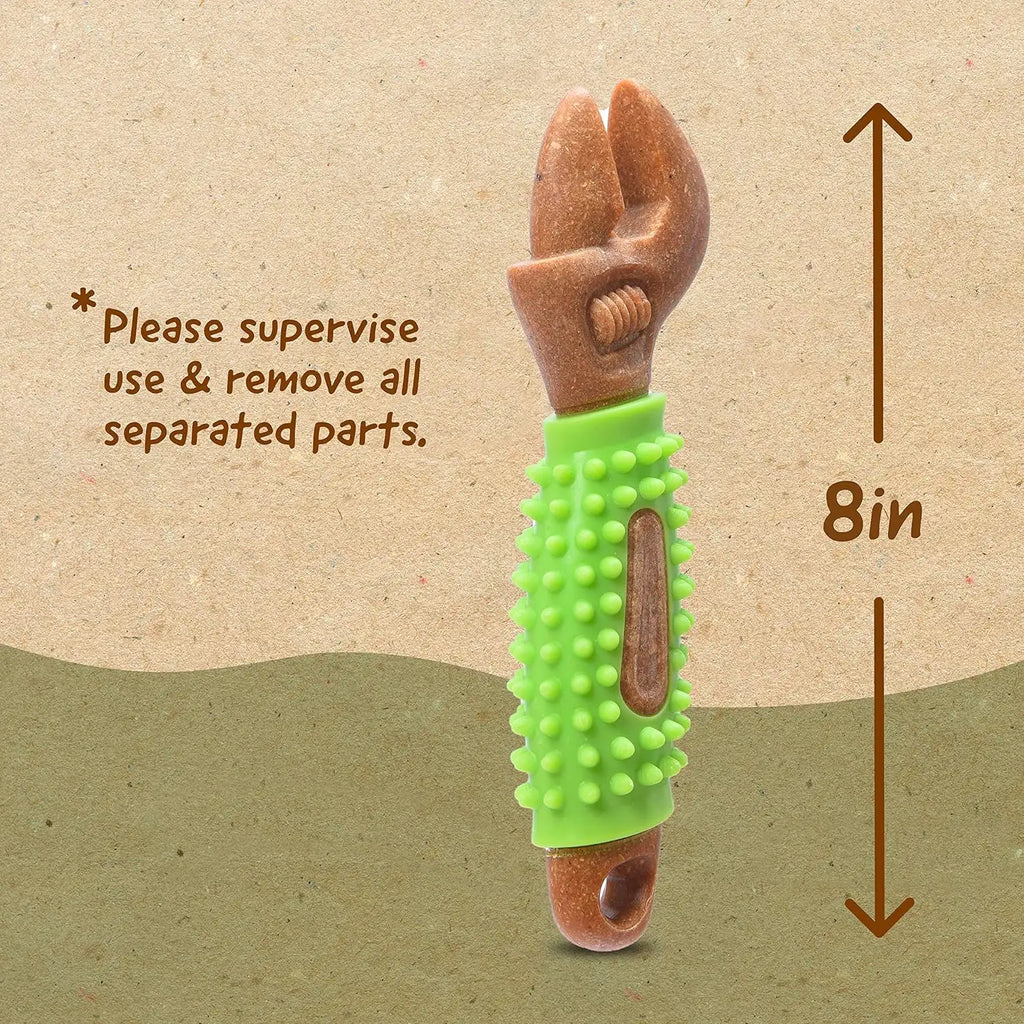Wood Blend Wrench Dog Chew Toy