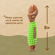 Wood Blend Wrench Dog Chew Toy