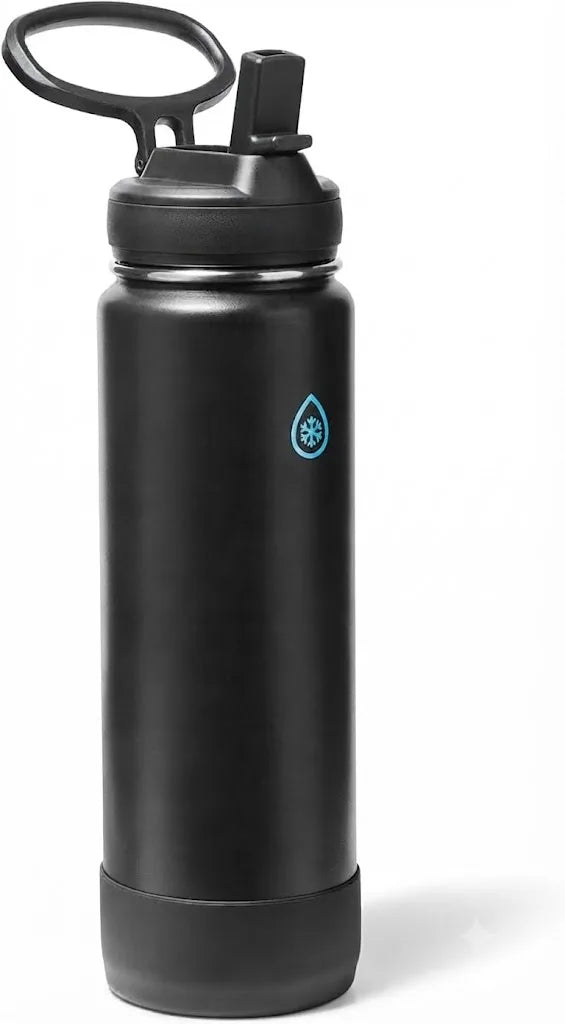 24oz Insulated Straw Water Bottle