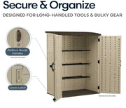 Outdoor Vertical Storage Cabinet Shed