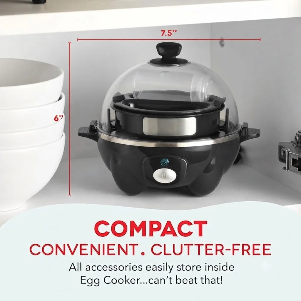 Rapid Electric Egg Cooker Steamer