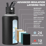 64oz Insulated Stainless Steel Water Jug